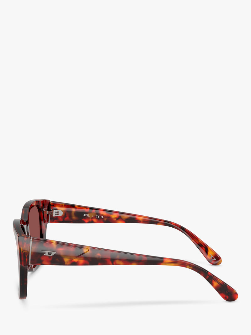 Diesel square sunglasses brown 53mm lens (British brand)
