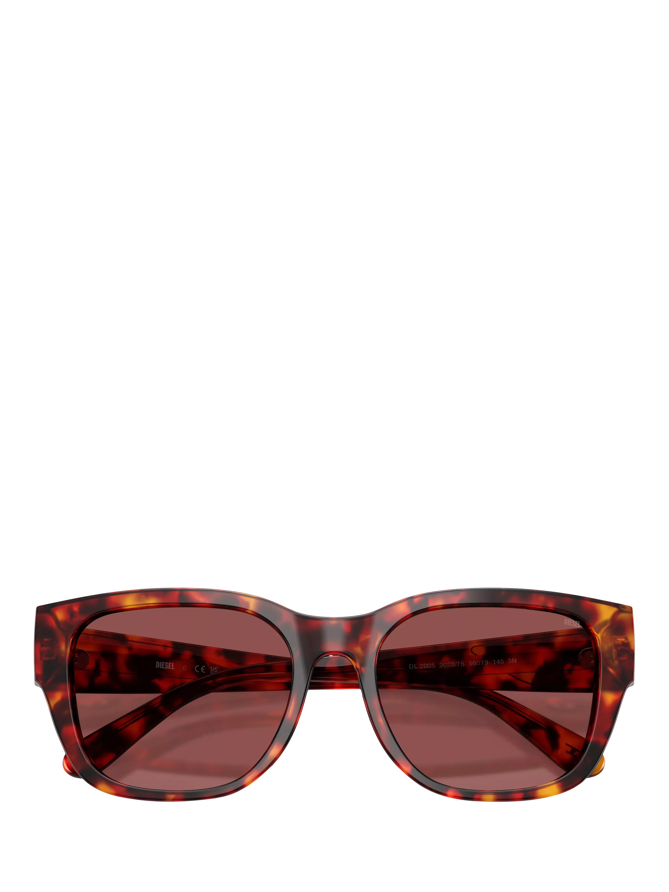 Diesel square sunglasses brown 53mm lens (British brand)