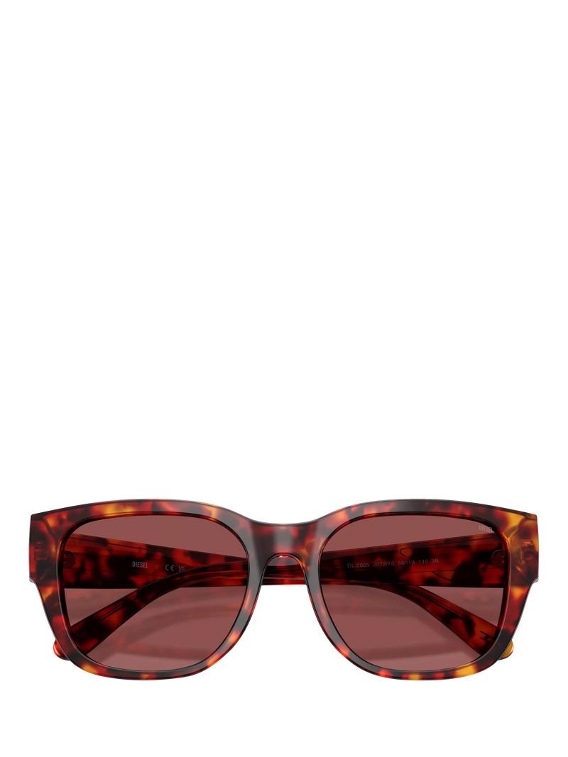 Diesel square sunglasses brown 53mm lens (British brand)