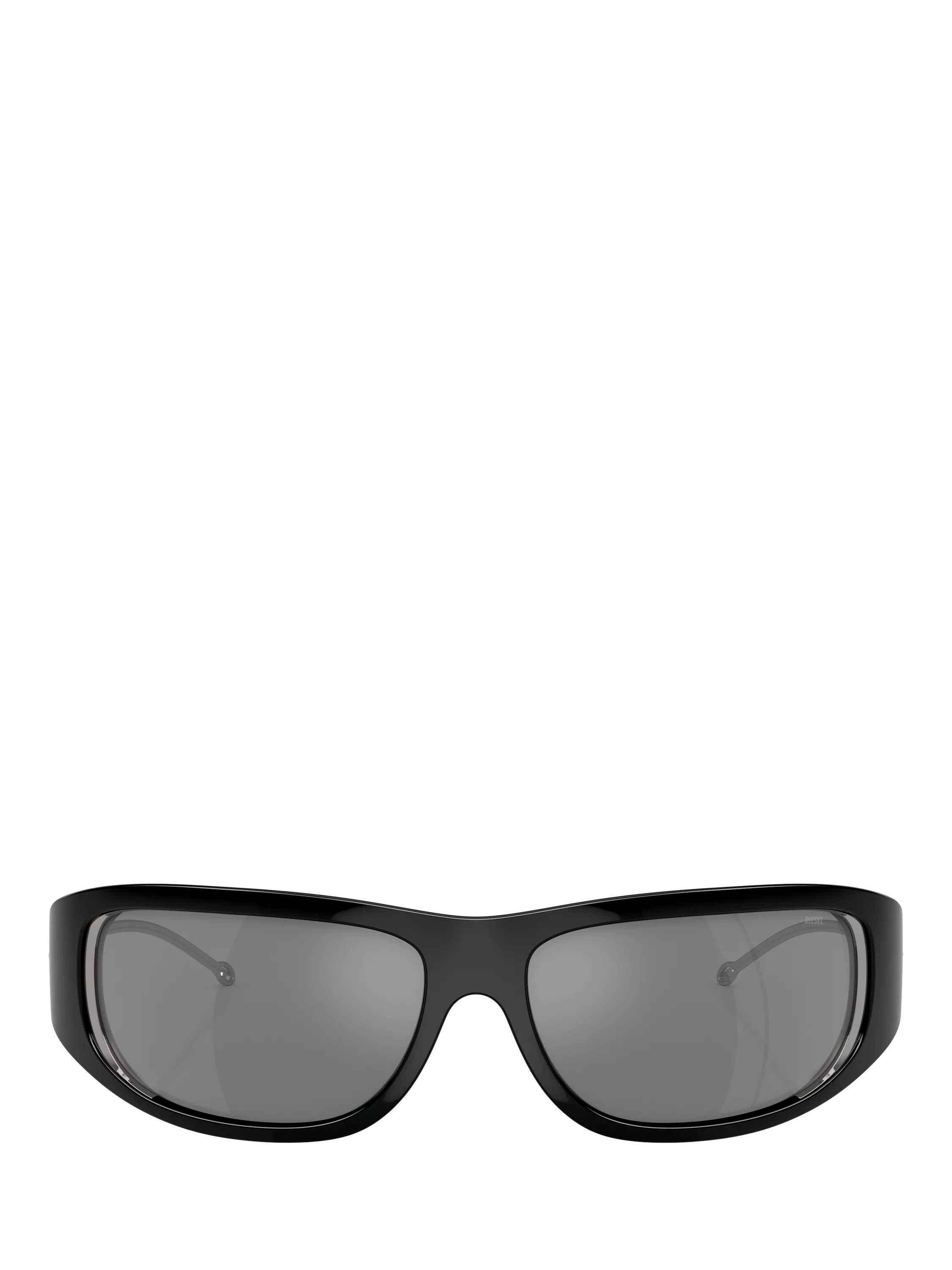 Diesel DL3001 wrap sunglasses black grey, imported from the UK