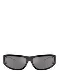 Diesel DL3001 wrap sunglasses black grey, imported from the UK