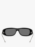Diesel DL3001 wrap sunglasses black grey, imported from the UK