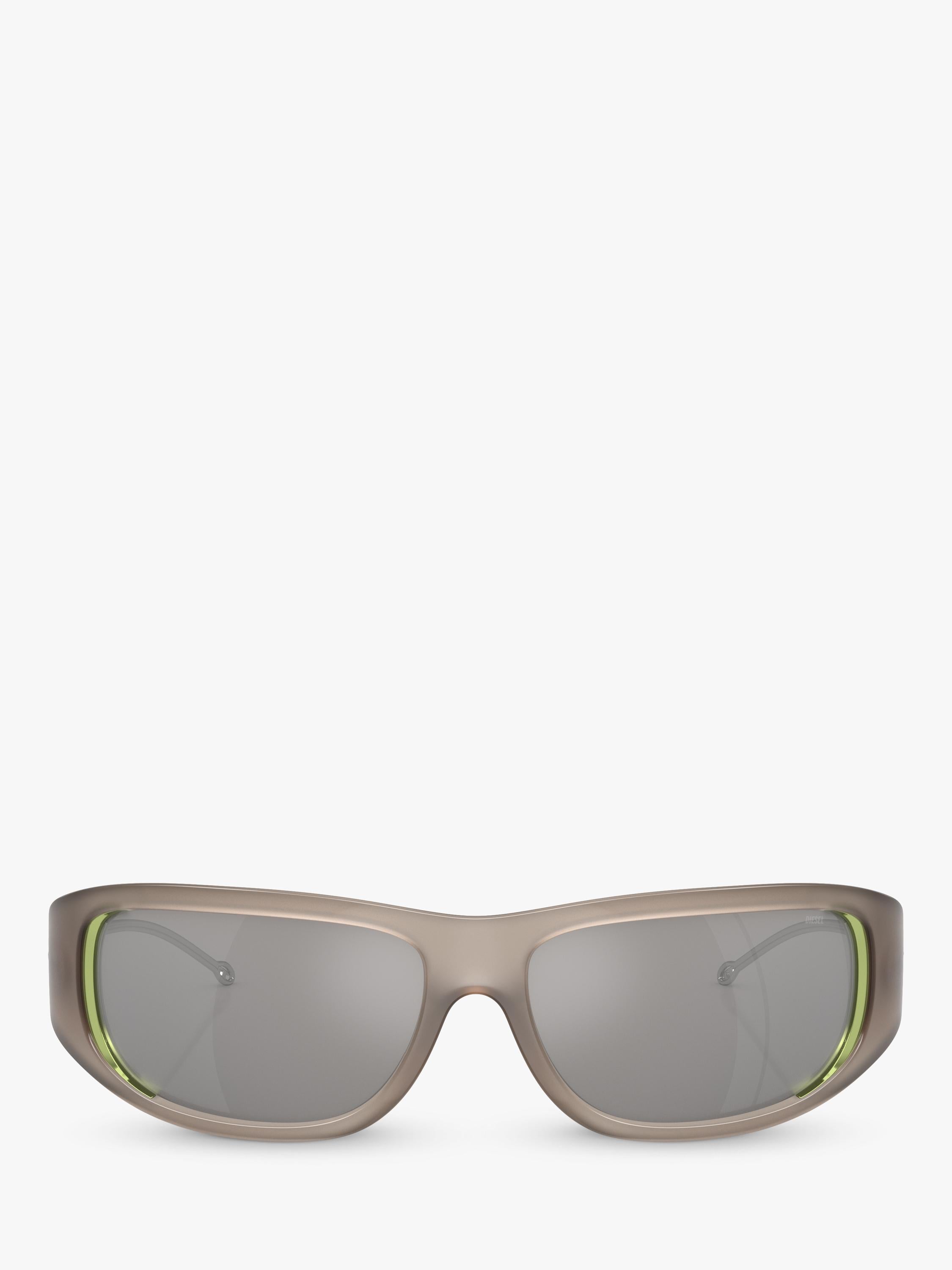 Diesel DL3001 wrap sunglasses in grey - British product