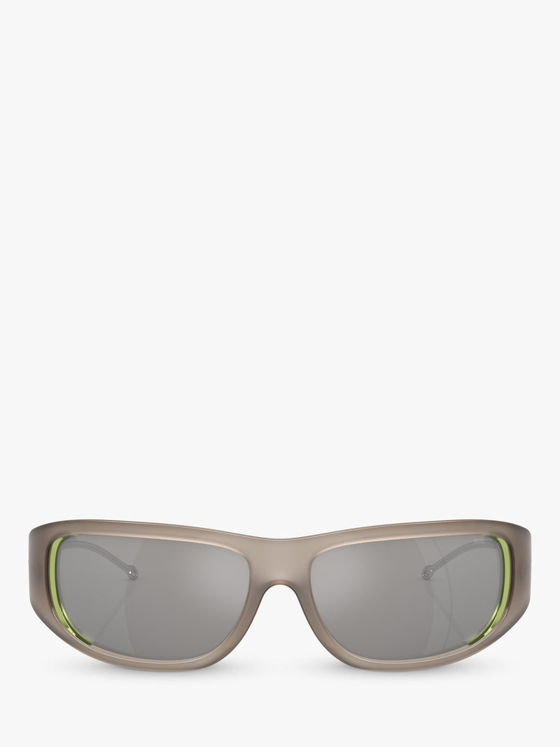 Diesel DL3001 wrap sunglasses in grey - British product