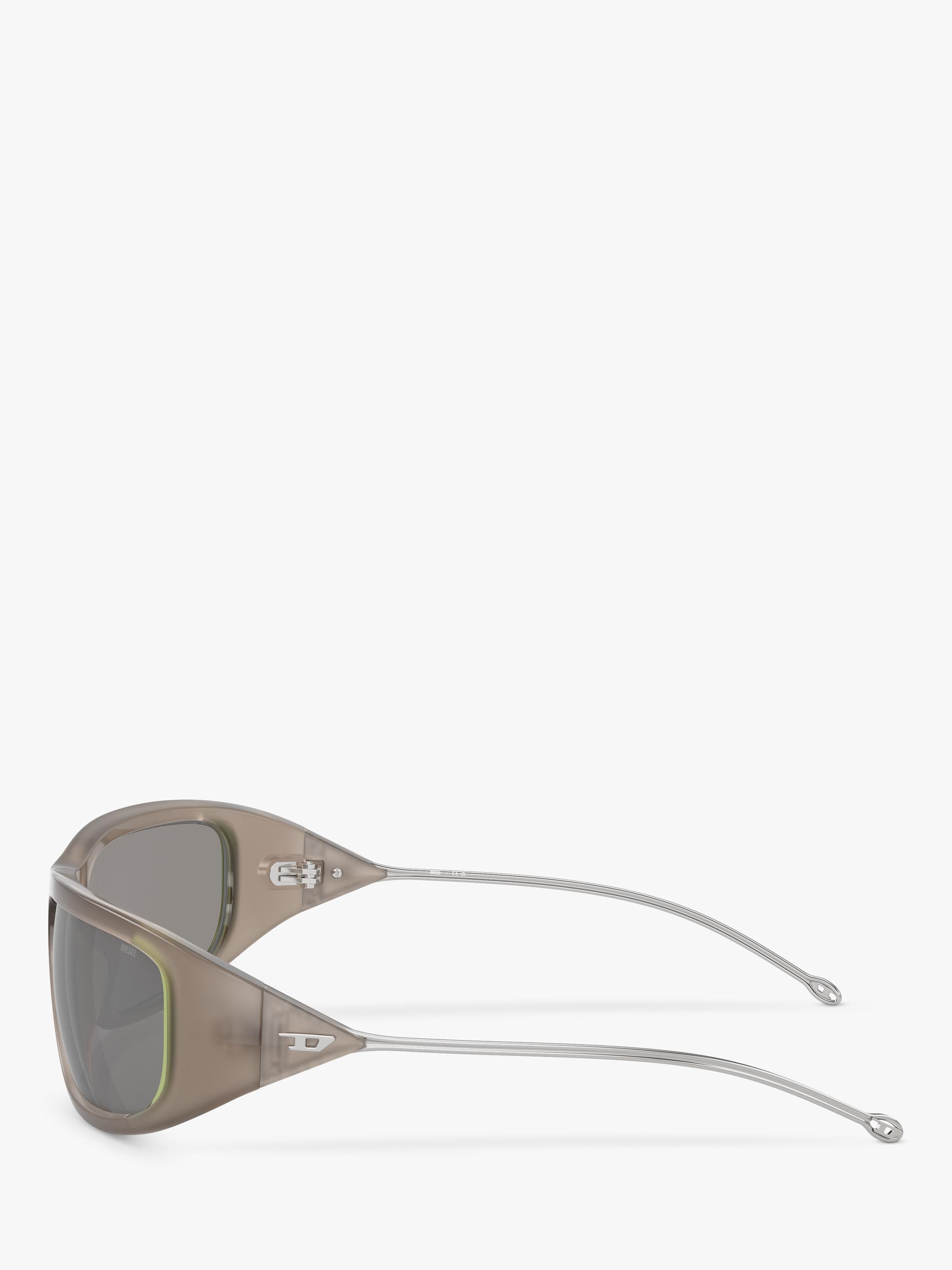 Diesel DL3001 wrap sunglasses in grey - British product