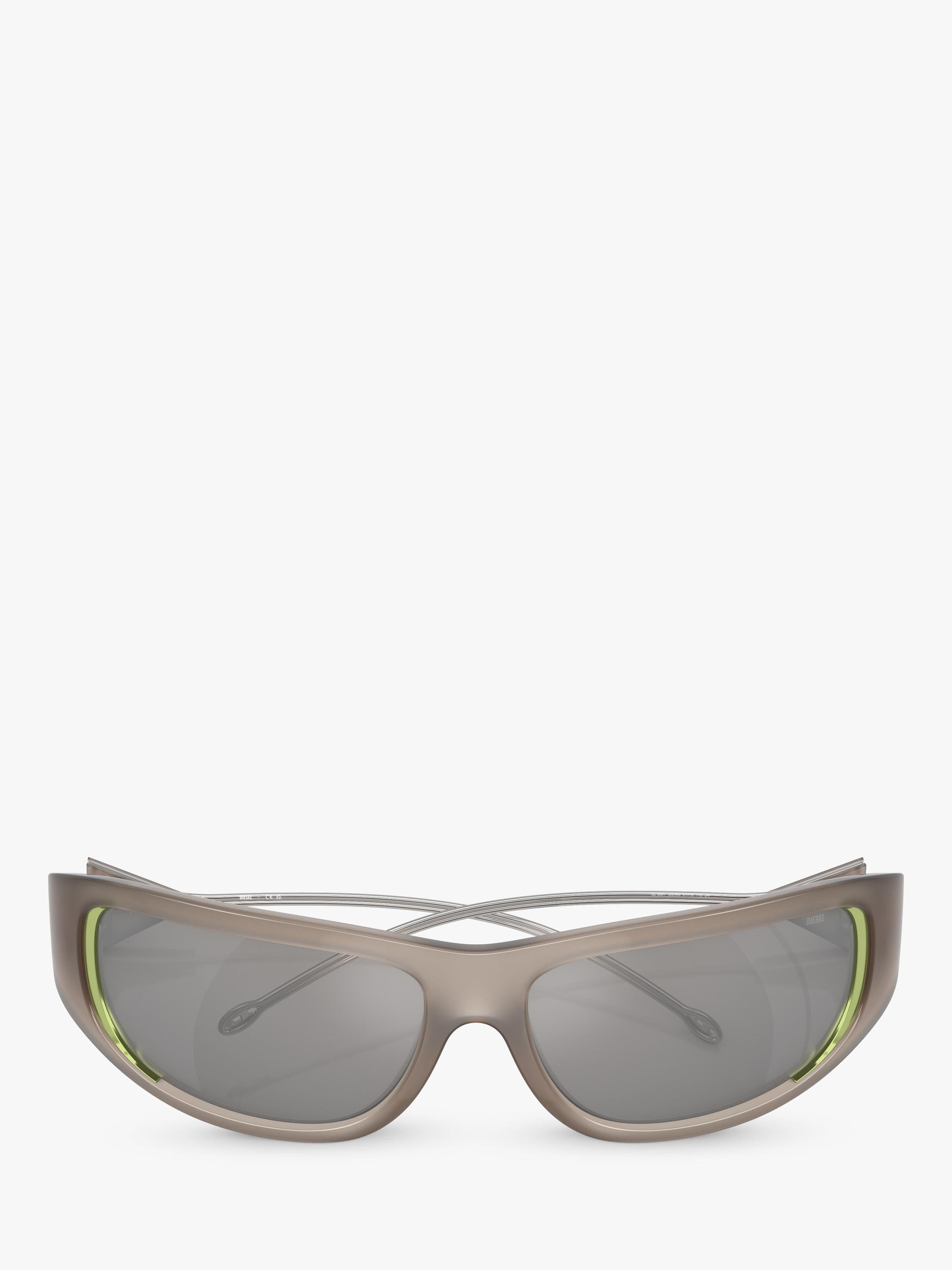 Diesel DL3001 wrap sunglasses in grey - British product