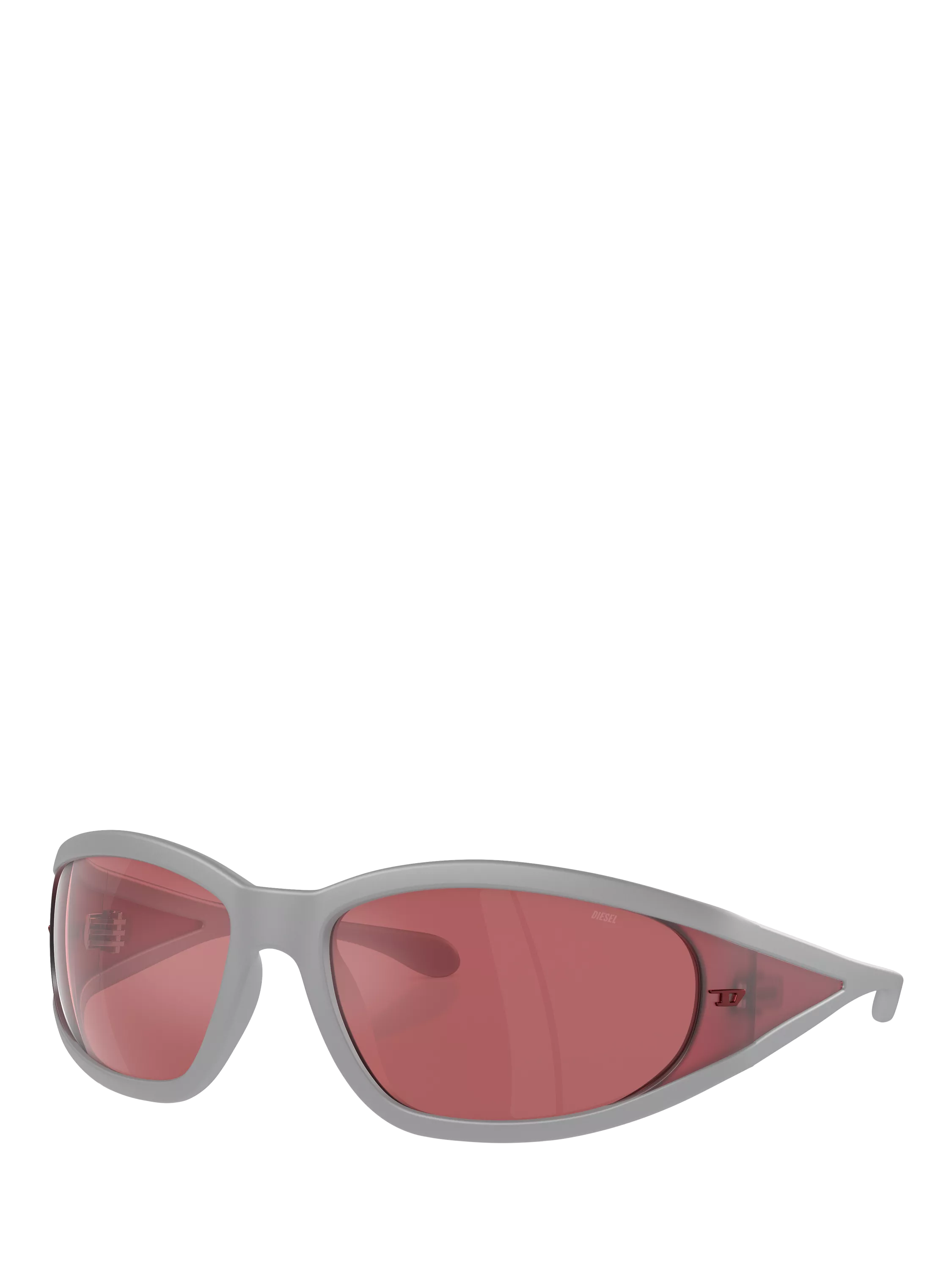 Diesel pillow sunglasses grey red, imported from the UK