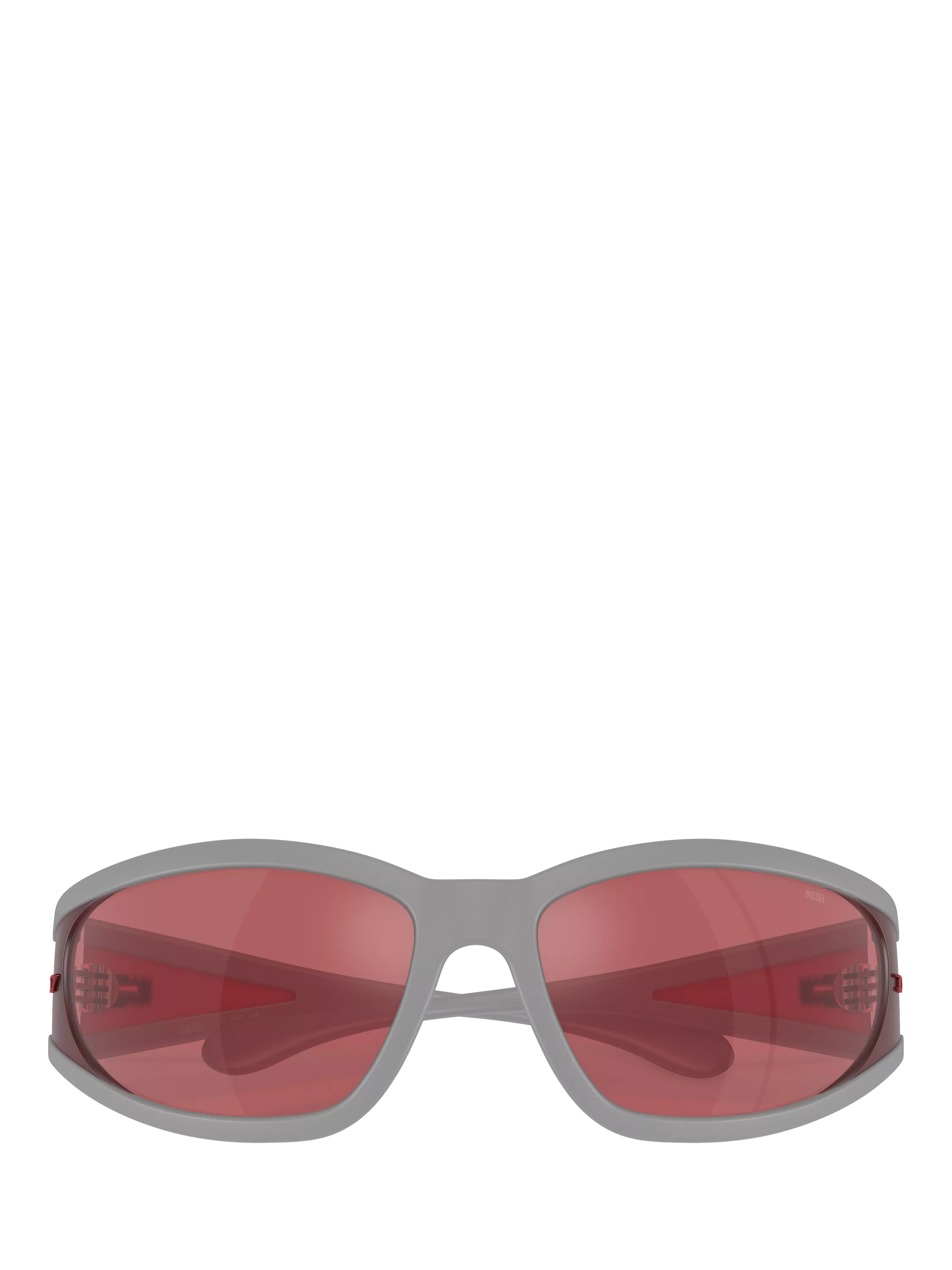 Diesel pillow sunglasses grey red, imported from the UK