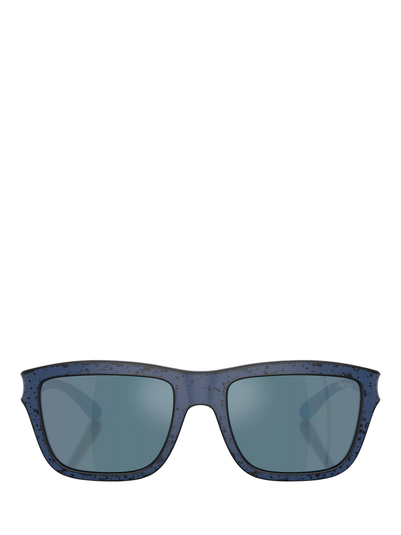 Diesel blue square sunglasses, UK version