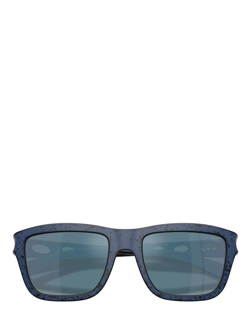 Diesel blue square sunglasses, UK version
