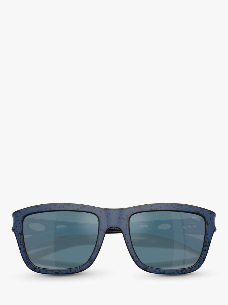 Diesel blue square sunglasses, UK version