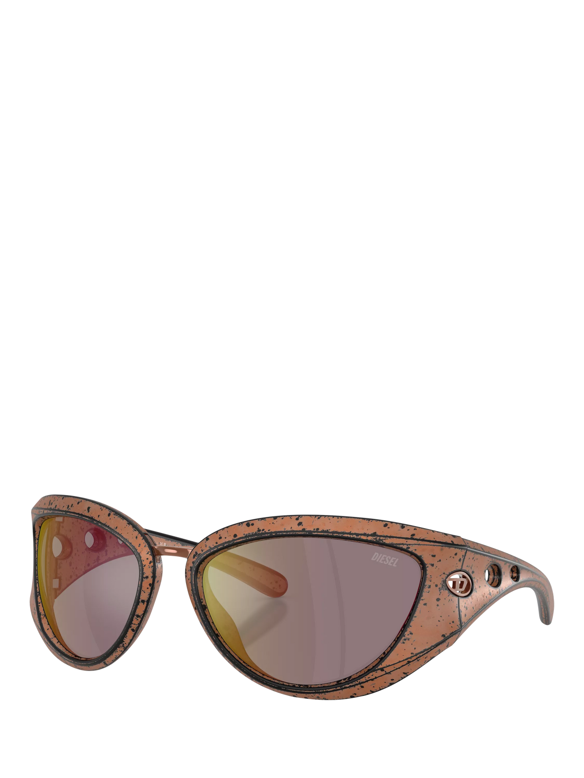 Diesel cat eye sunglasses metallic frame 61mm lens (British brand)