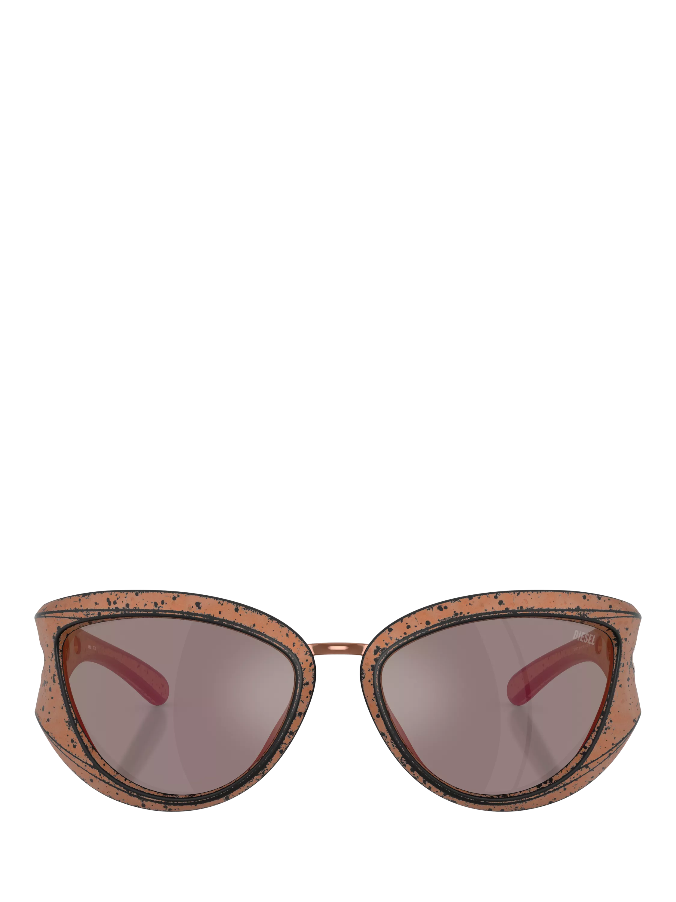 Diesel cat eye sunglasses metallic frame 61mm lens (British brand)