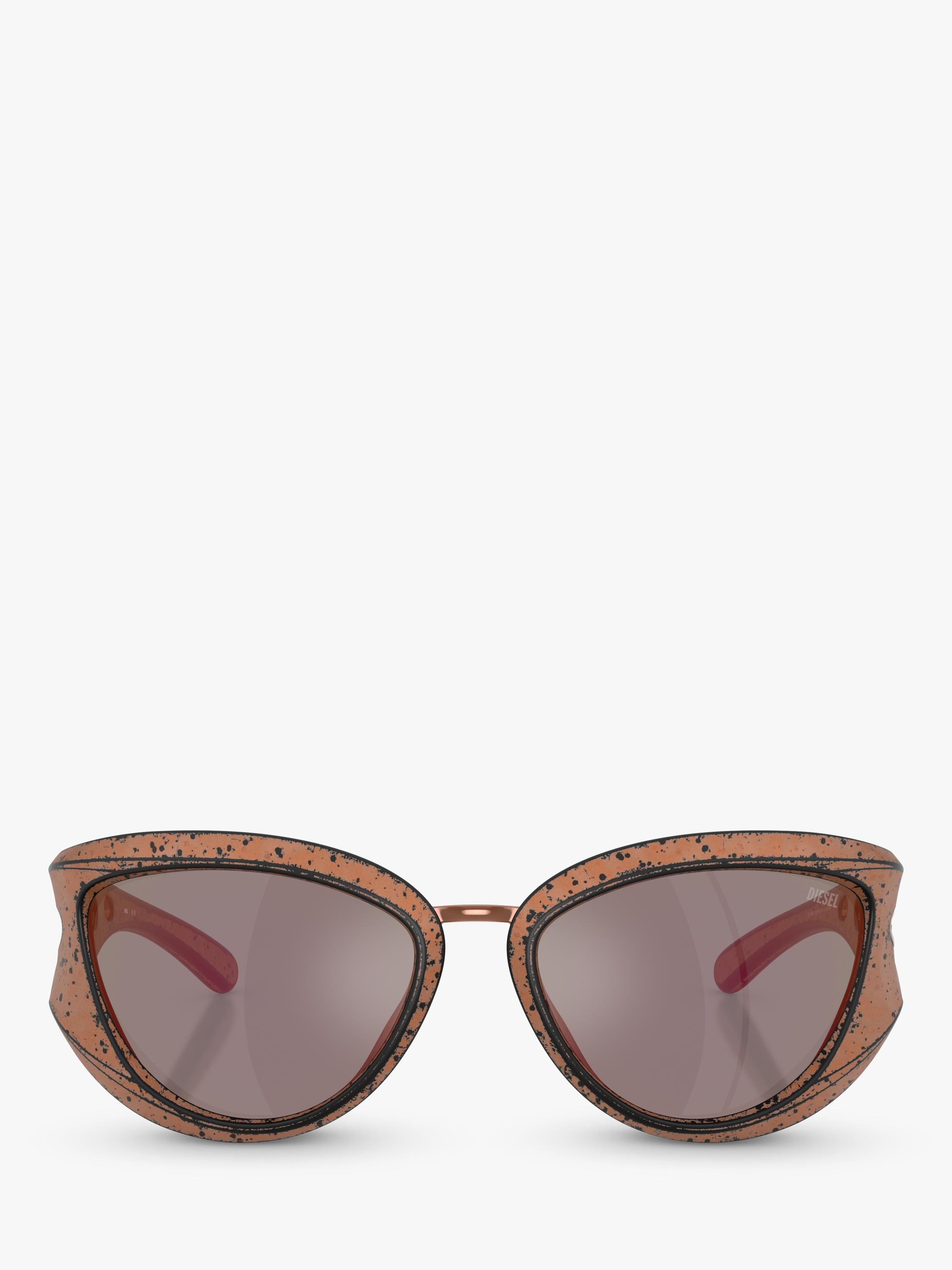 Diesel cat eye sunglasses metallic frame 61mm lens (British brand)