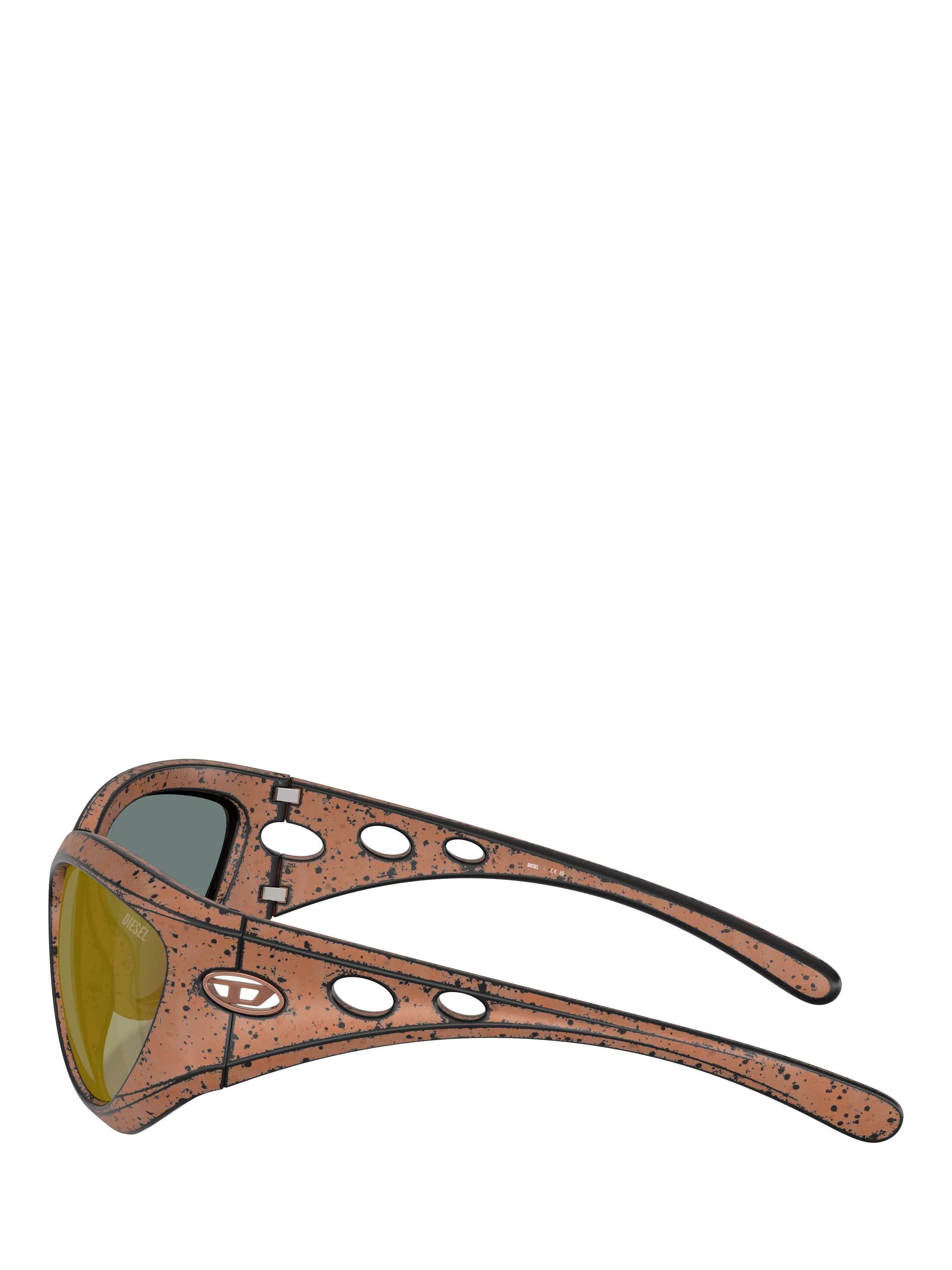 Diesel cat eye sunglasses metallic frame 61mm lens (British brand)
