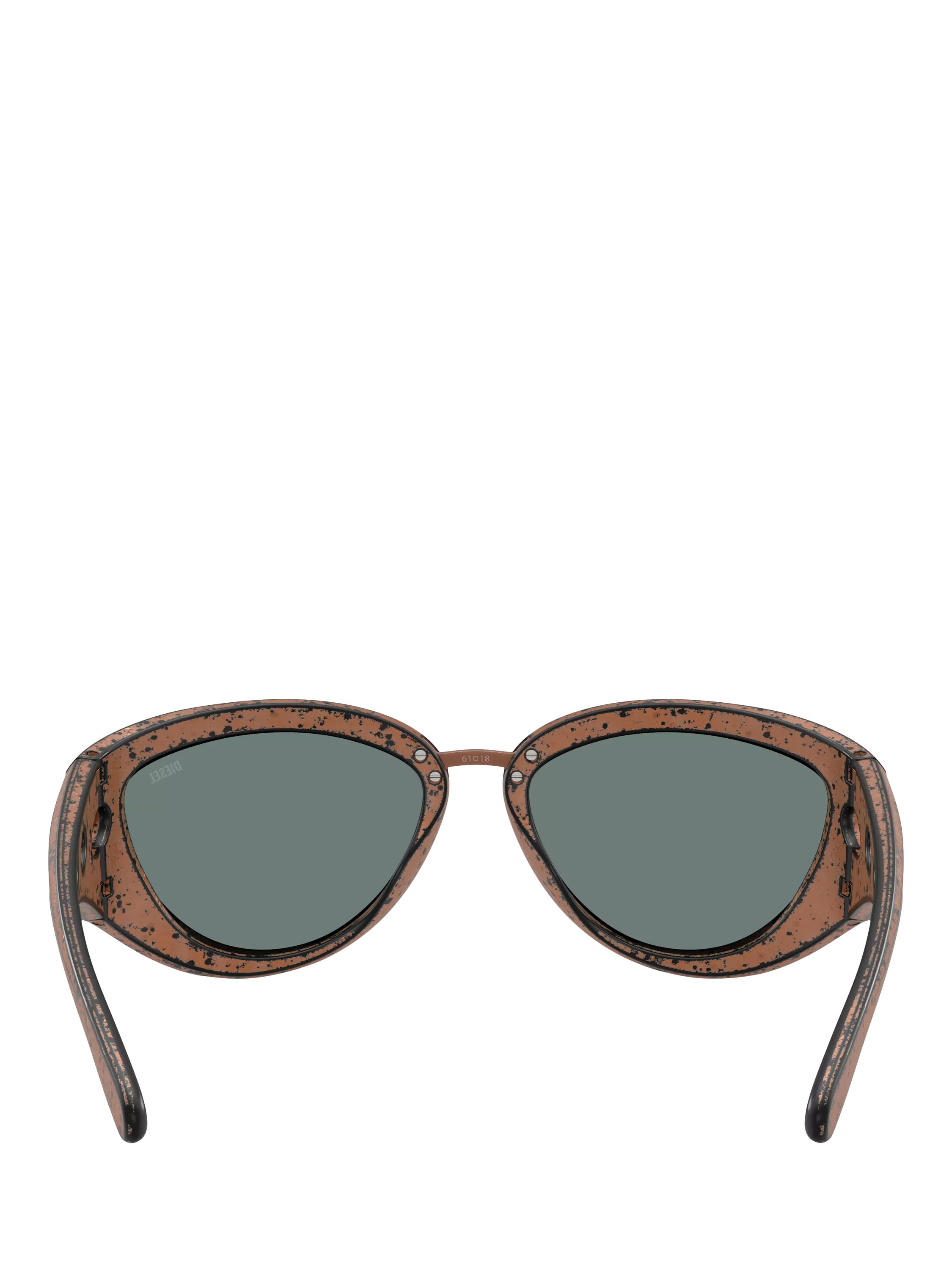 Diesel cat eye sunglasses metallic frame 61mm lens (British brand)