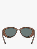 Diesel cat eye sunglasses metallic frame 61mm lens (British brand)