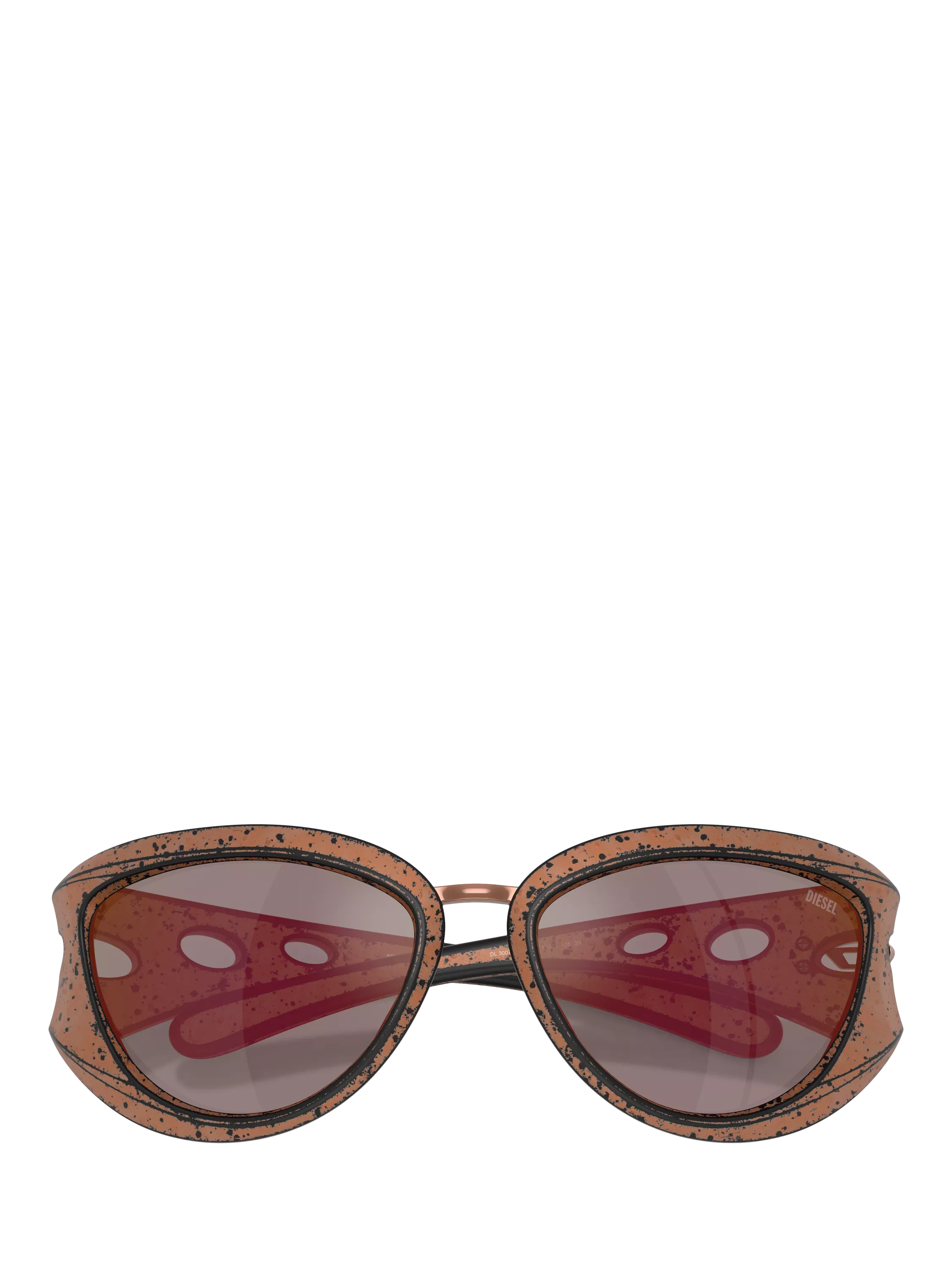 Diesel cat eye sunglasses metallic frame 61mm lens (British brand)