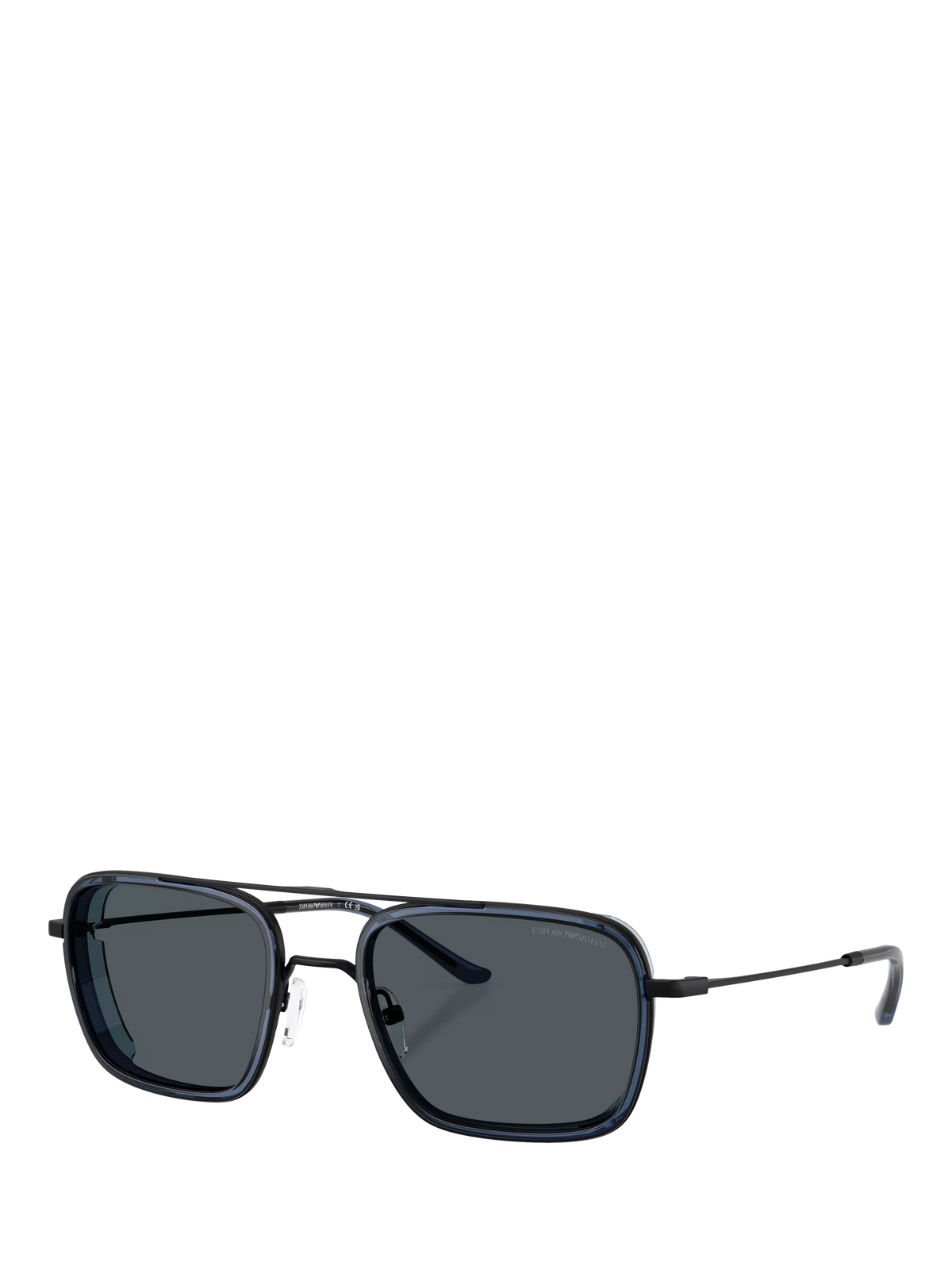 Emporio Armani square sunglasses black 54mm - British product