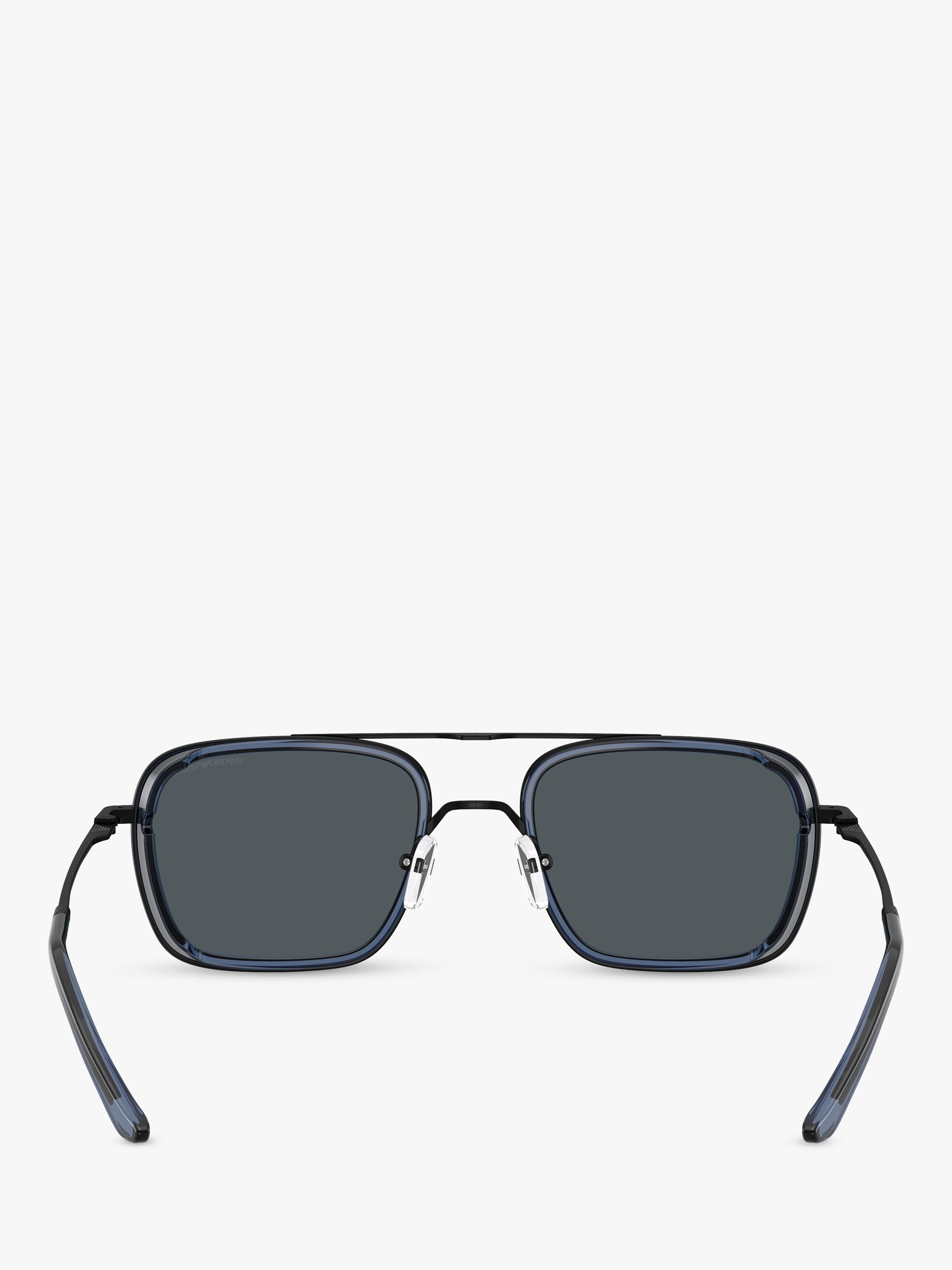 Emporio Armani square sunglasses black 54mm - British product