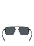 Emporio Armani square sunglasses black 54mm - British product