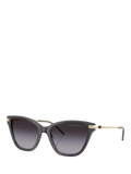 Emporio Armani cat's eye sunglasses grey gradient 54mm, imported from the UK