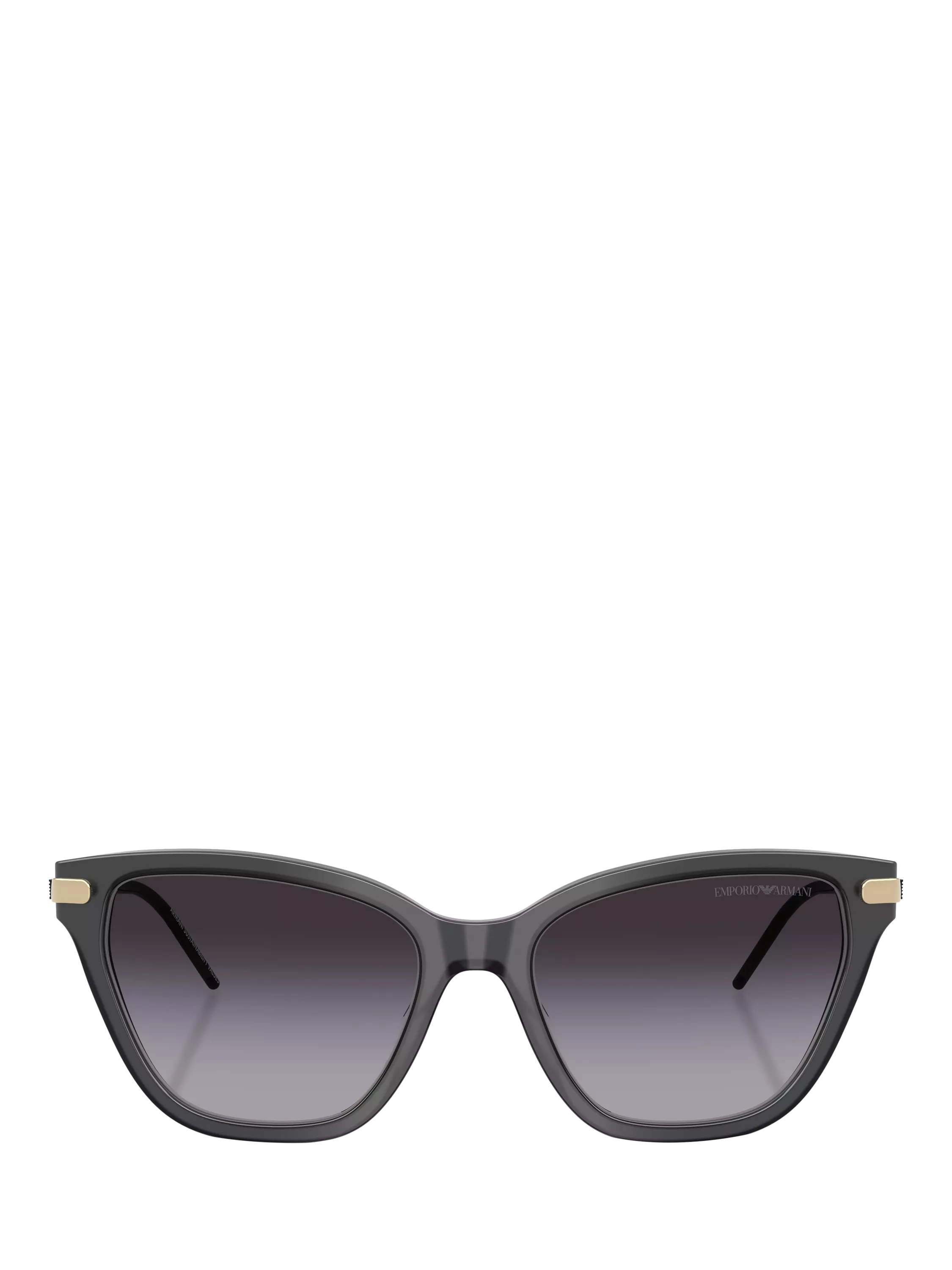 Emporio Armani cat's eye sunglasses grey gradient 54mm, imported from the UK