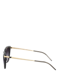 Emporio Armani cat's eye sunglasses grey gradient 54mm, imported from the UK