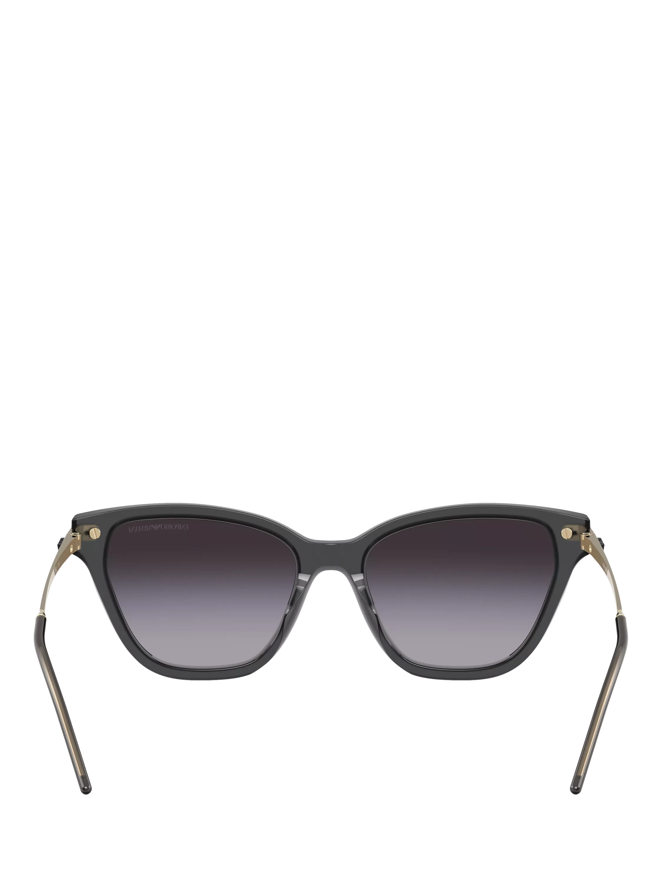 Emporio Armani cat's eye sunglasses grey gradient 54mm, imported from the UK