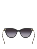 Emporio Armani cat's eye sunglasses grey gradient 54mm, imported from the UK