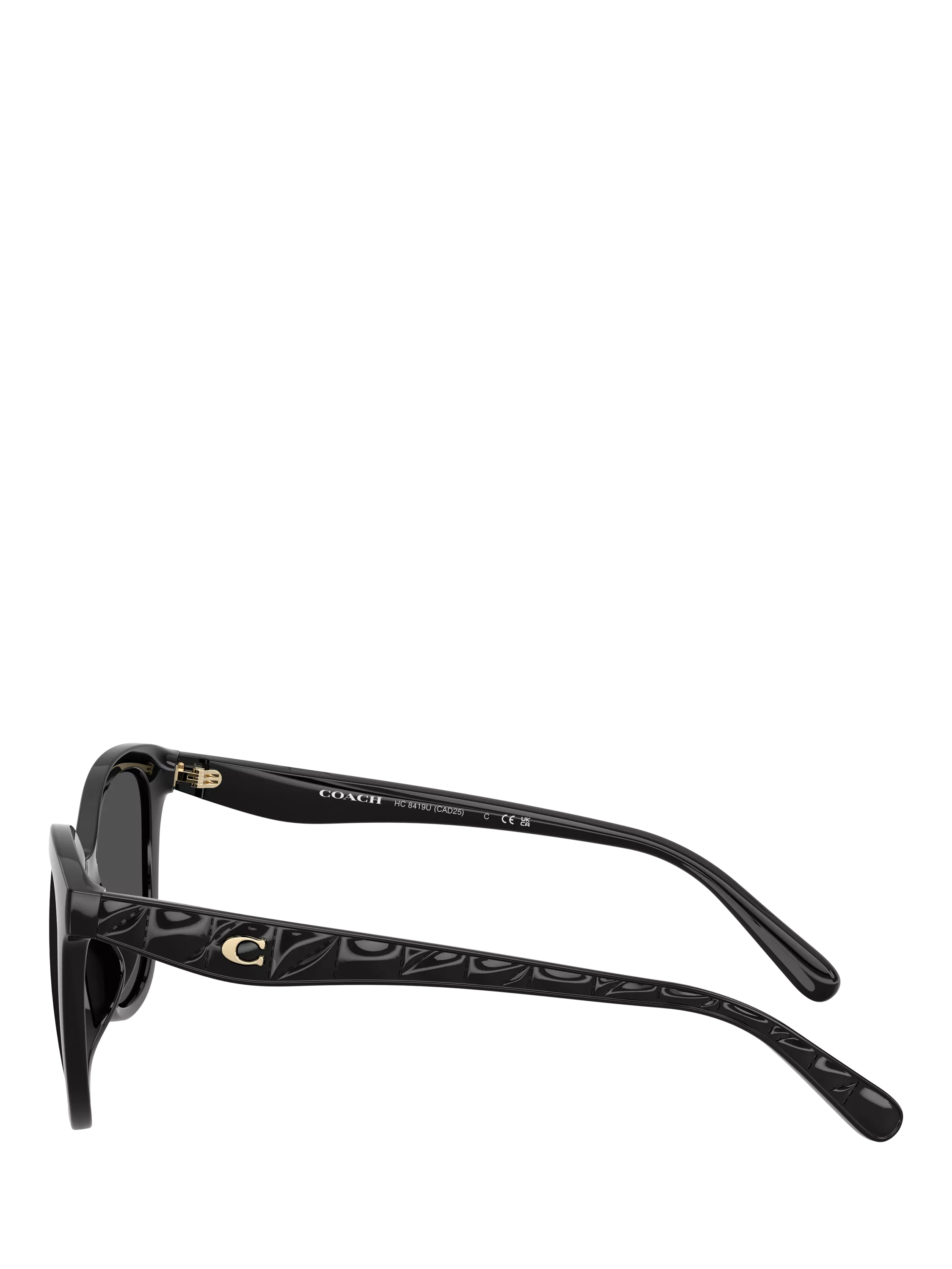 Coach square sunglasses 55mm black, imported from the UK