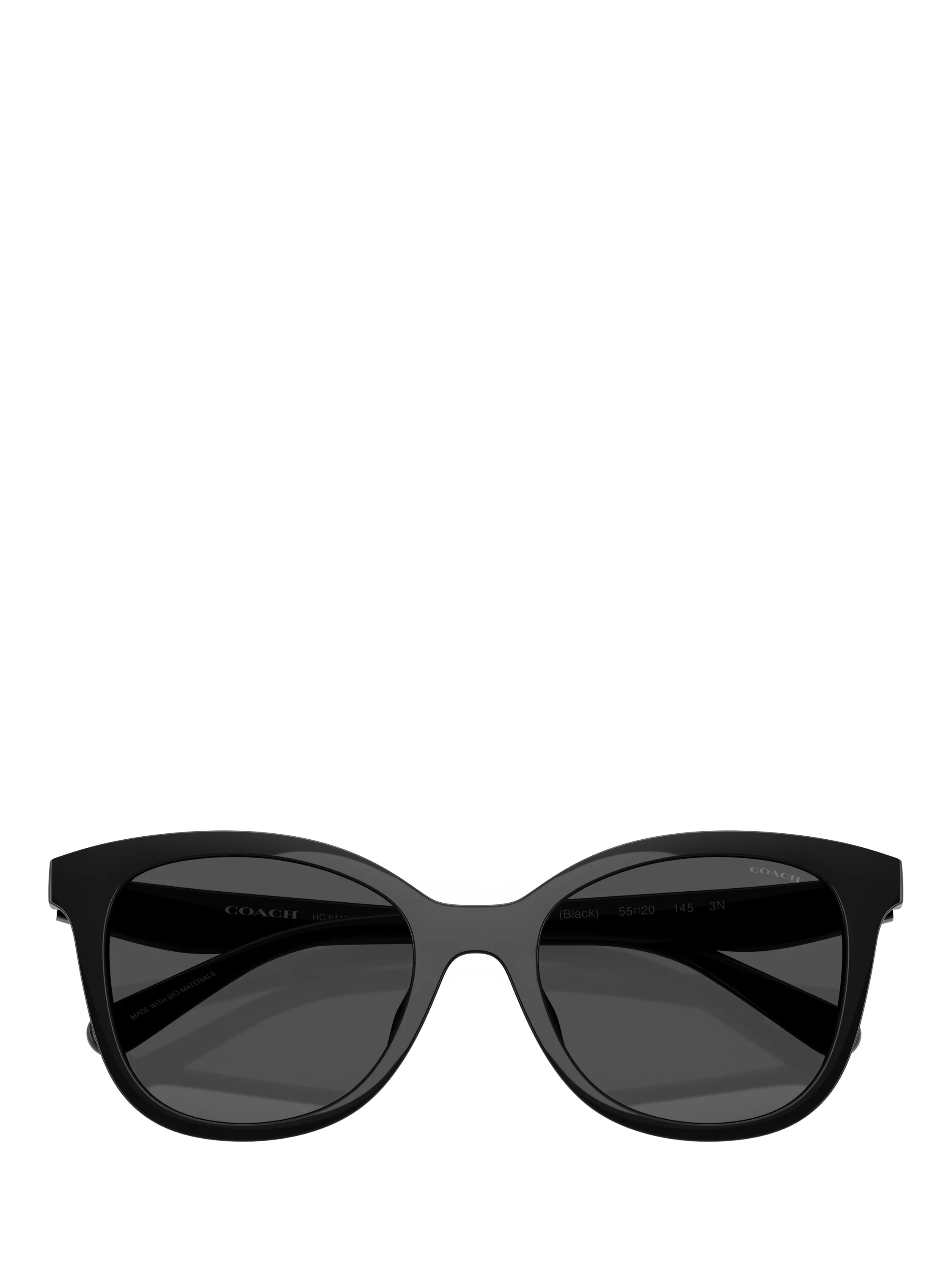 Coach square sunglasses 55mm black, imported from the UK