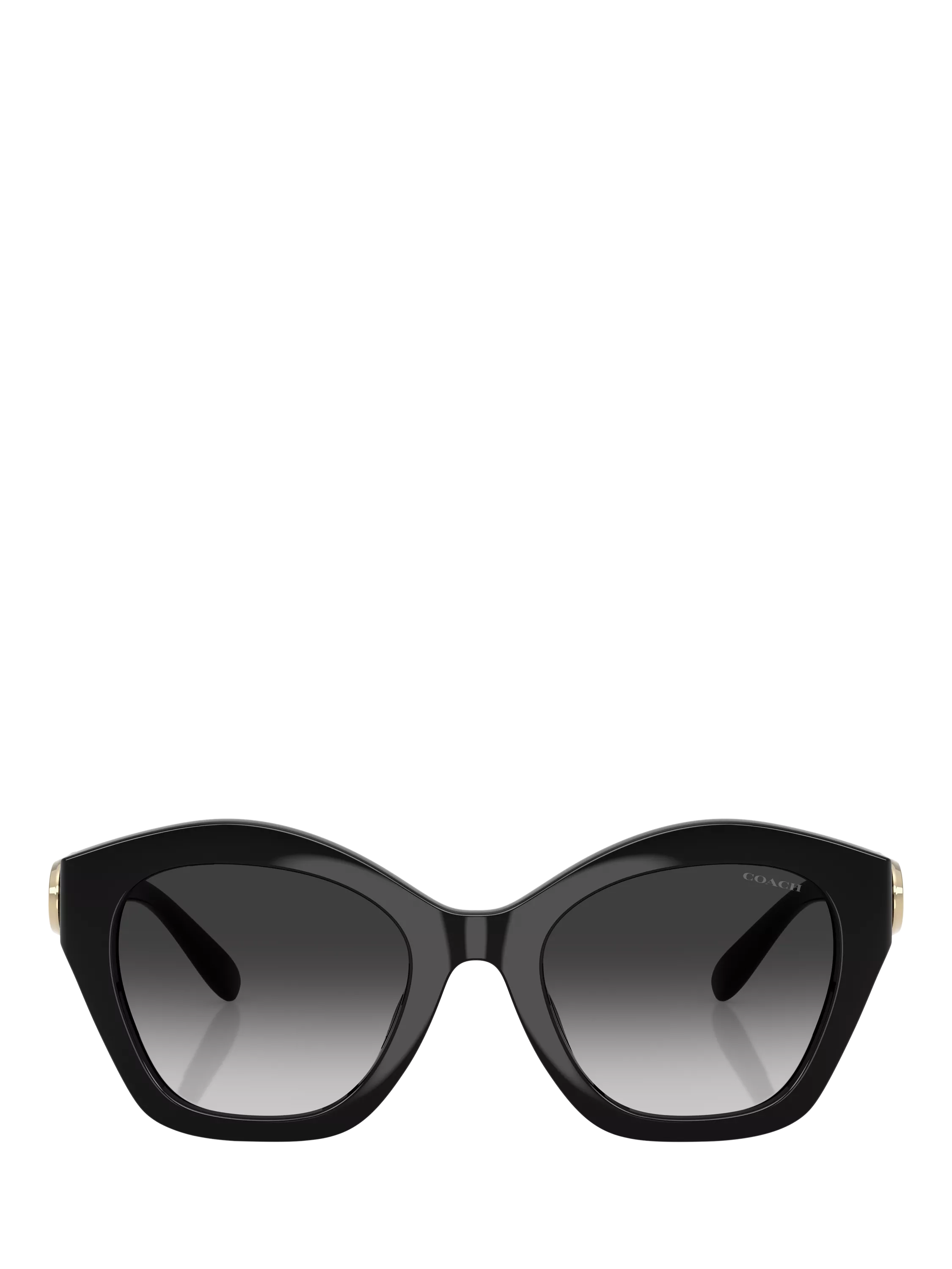 Coach women's irregular sunglasses black frame gradient lenses (British brand)