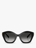 Coach women's irregular sunglasses black frame gradient lenses (British brand)