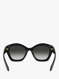 Coach women's irregular sunglasses black frame gradient lenses (British brand)