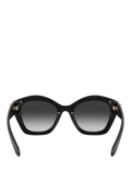 Coach women's irregular sunglasses black frame gradient lenses (British brand)