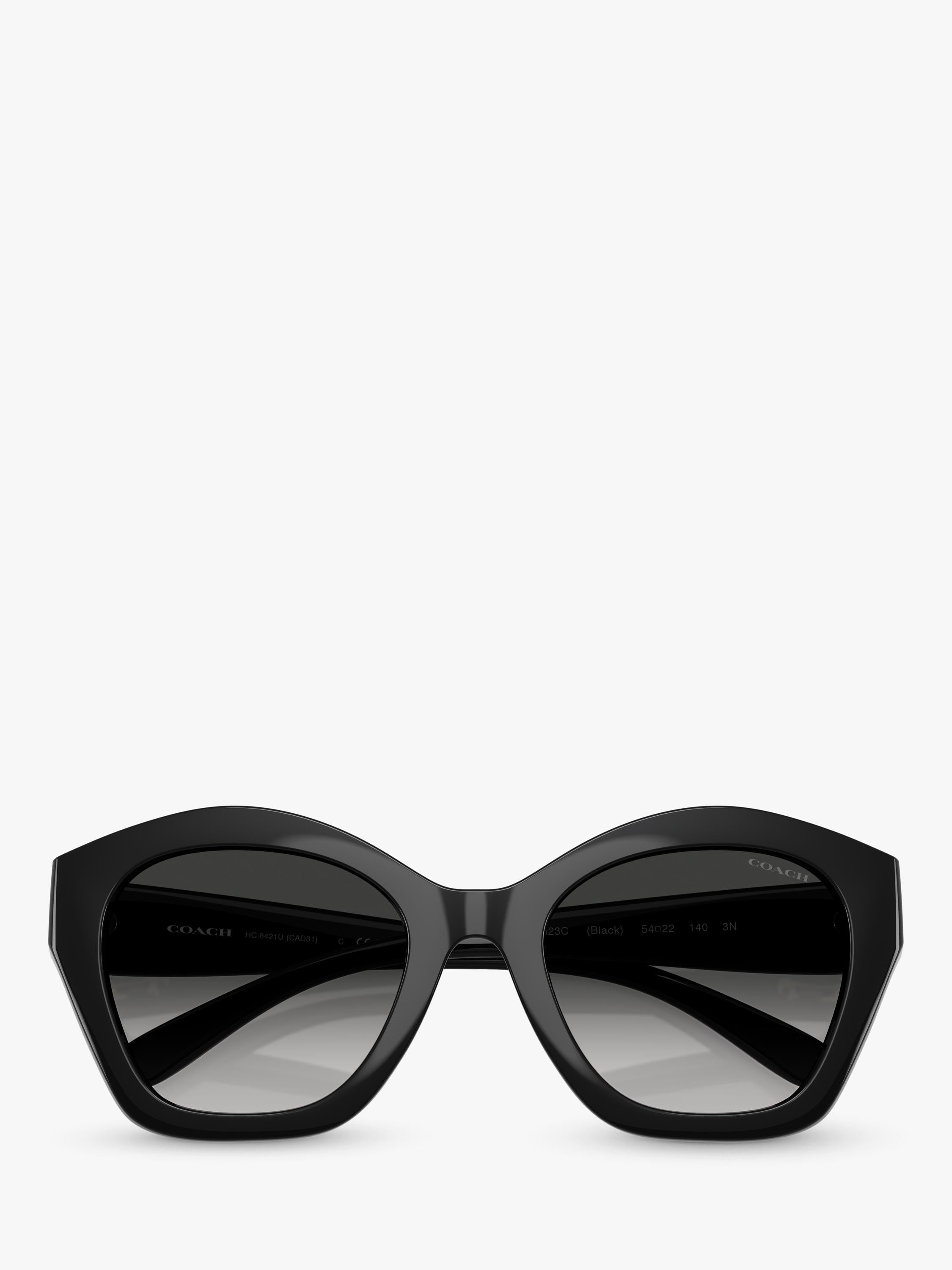 Coach women's irregular sunglasses black frame gradient lenses (British brand)