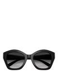 Coach women's irregular sunglasses black frame gradient lenses (British brand)