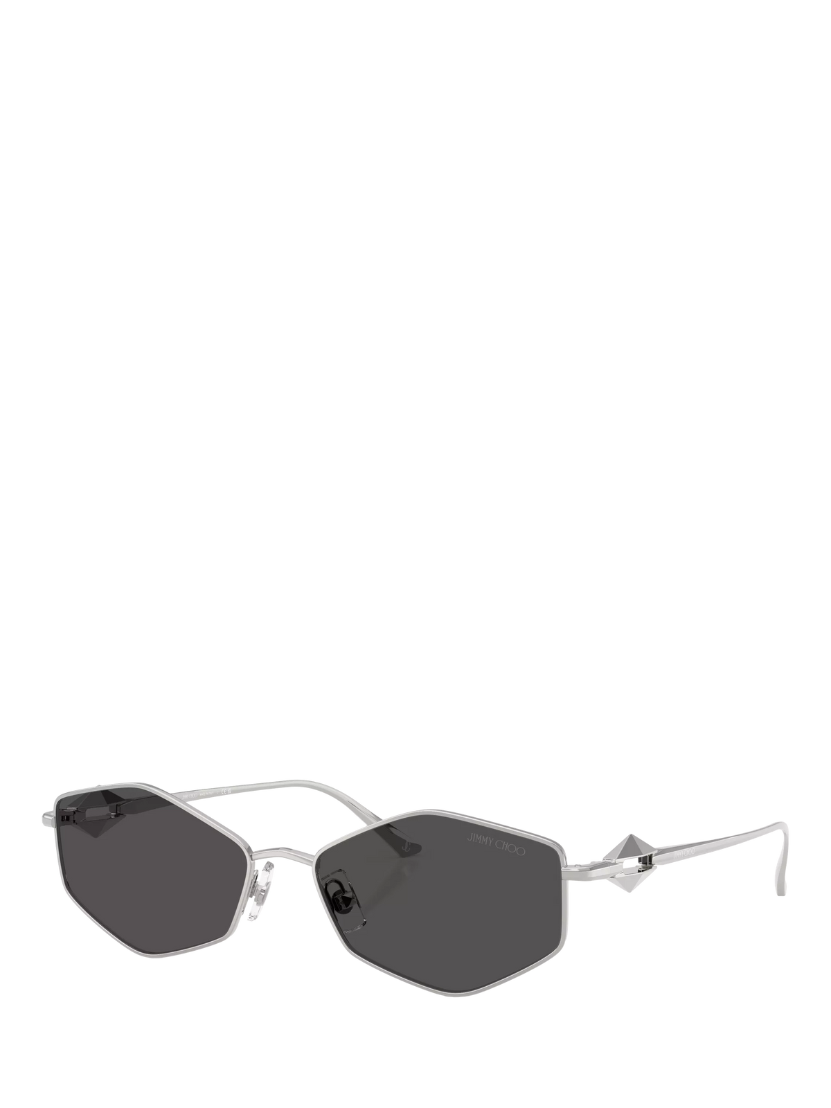 Jimmy Choo hexagonal sunglasses metallic frame, imported from the UK