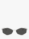 Jimmy Choo hexagonal sunglasses metallic frame, imported from the UK