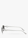Jimmy Choo hexagonal sunglasses metallic frame, imported from the UK