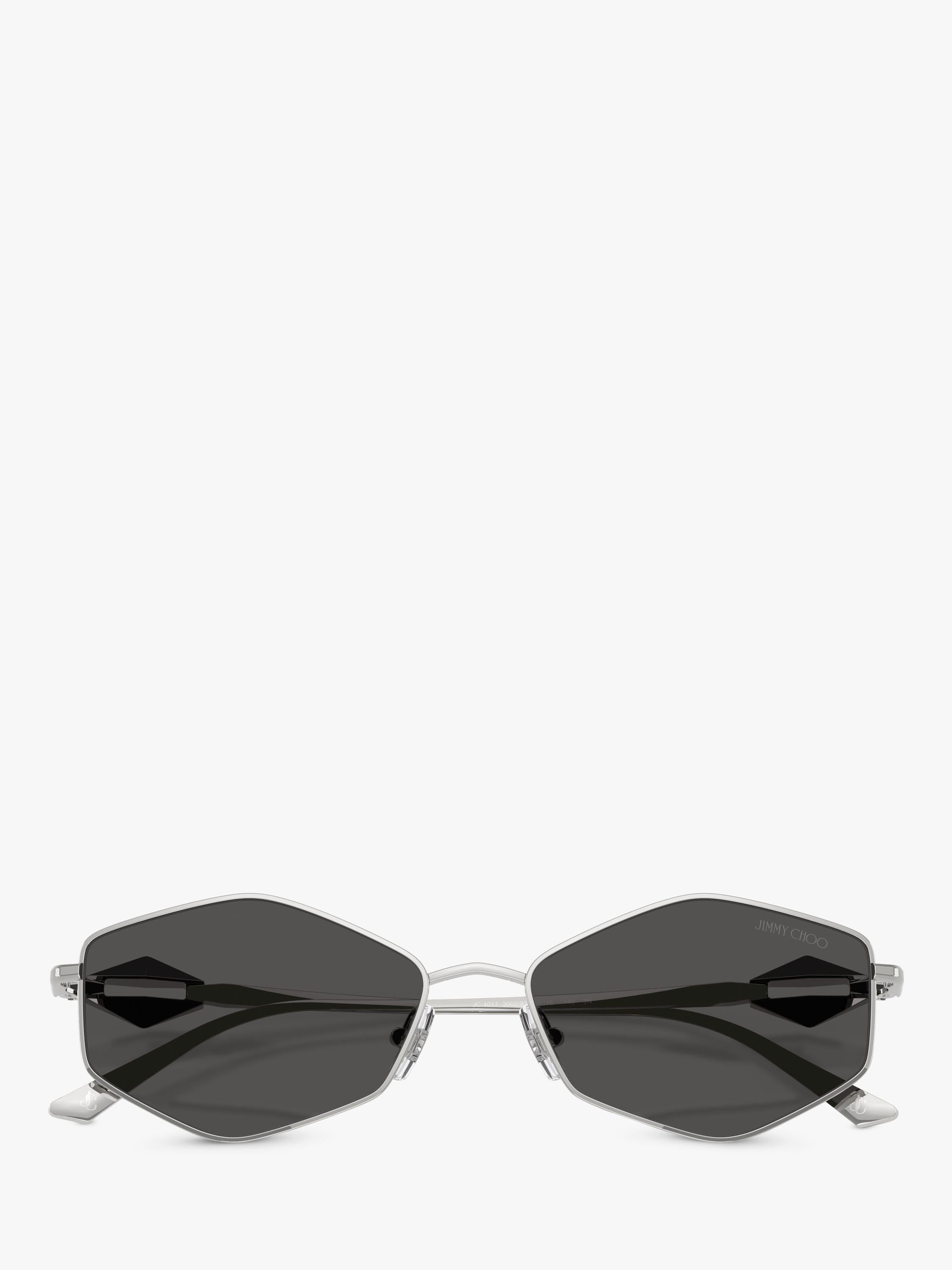 Jimmy Choo hexagonal sunglasses metallic frame, imported from the UK