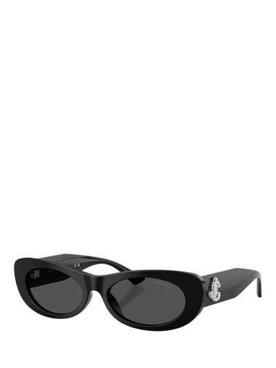 John Lewis Jimmy Choo JC5038B Women's Oval Sunglasses- Buy online at McGrocer