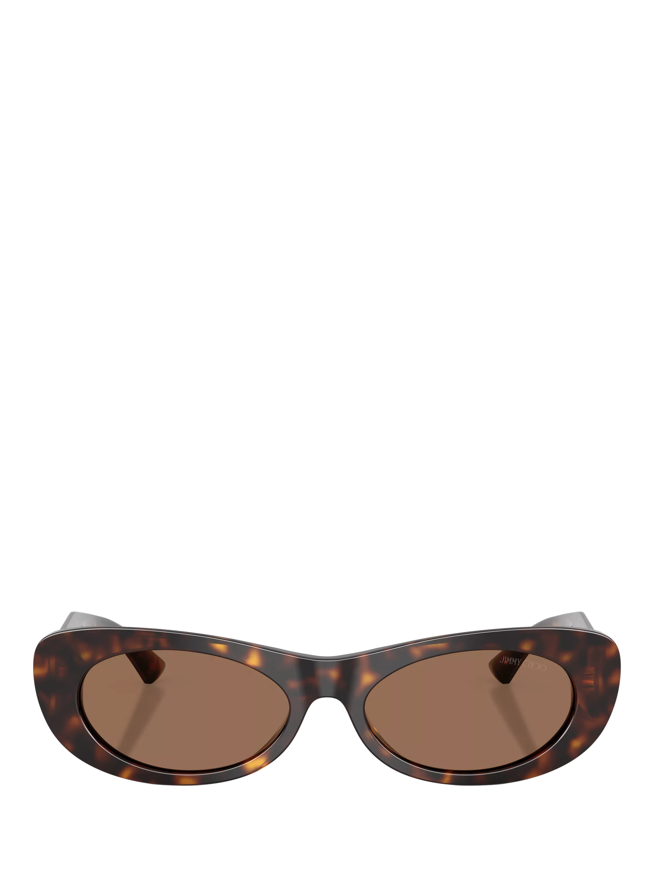 Jimmy Choo oval sunglasses Havana/Brown 54mm (British brand)