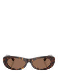 Jimmy Choo oval sunglasses Havana/Brown 54mm (British brand)