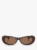 Jimmy Choo oval sunglasses Havana/Brown 54mm (British brand)
