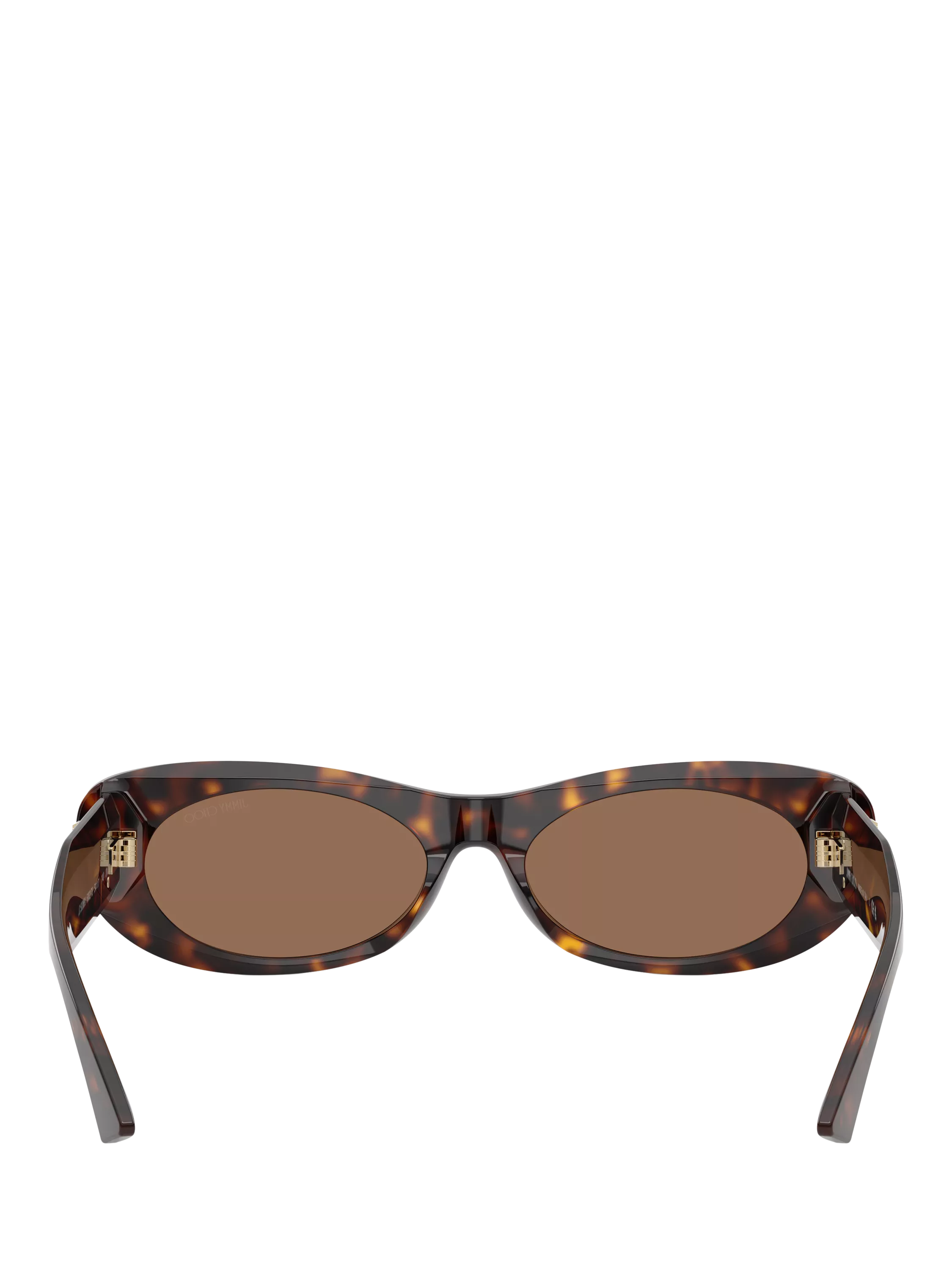 Jimmy Choo oval sunglasses Havana/Brown 54mm (British brand)