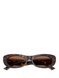 Jimmy Choo oval sunglasses Havana/Brown 54mm (British brand)