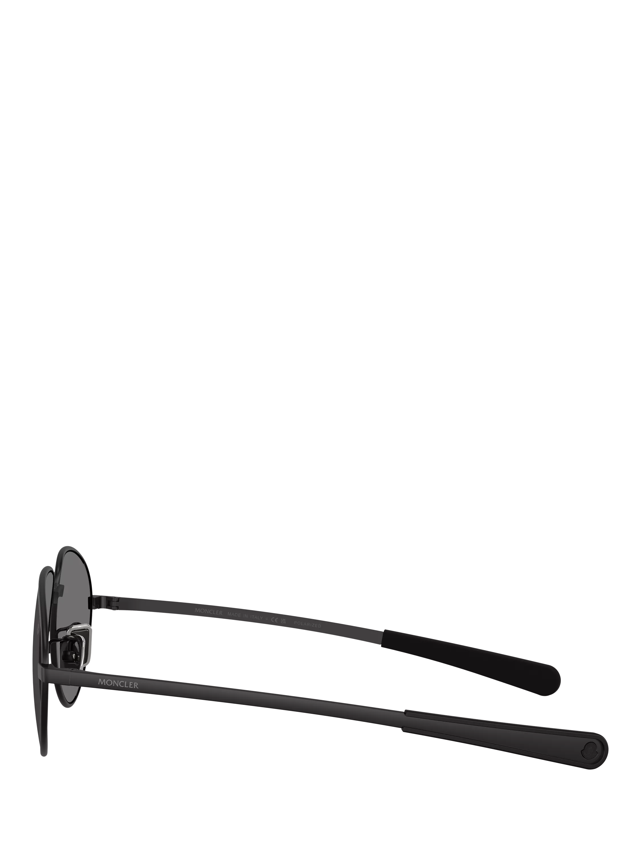 Moncler aviator sunglasses black polarised 55mm lens, imported from the UK