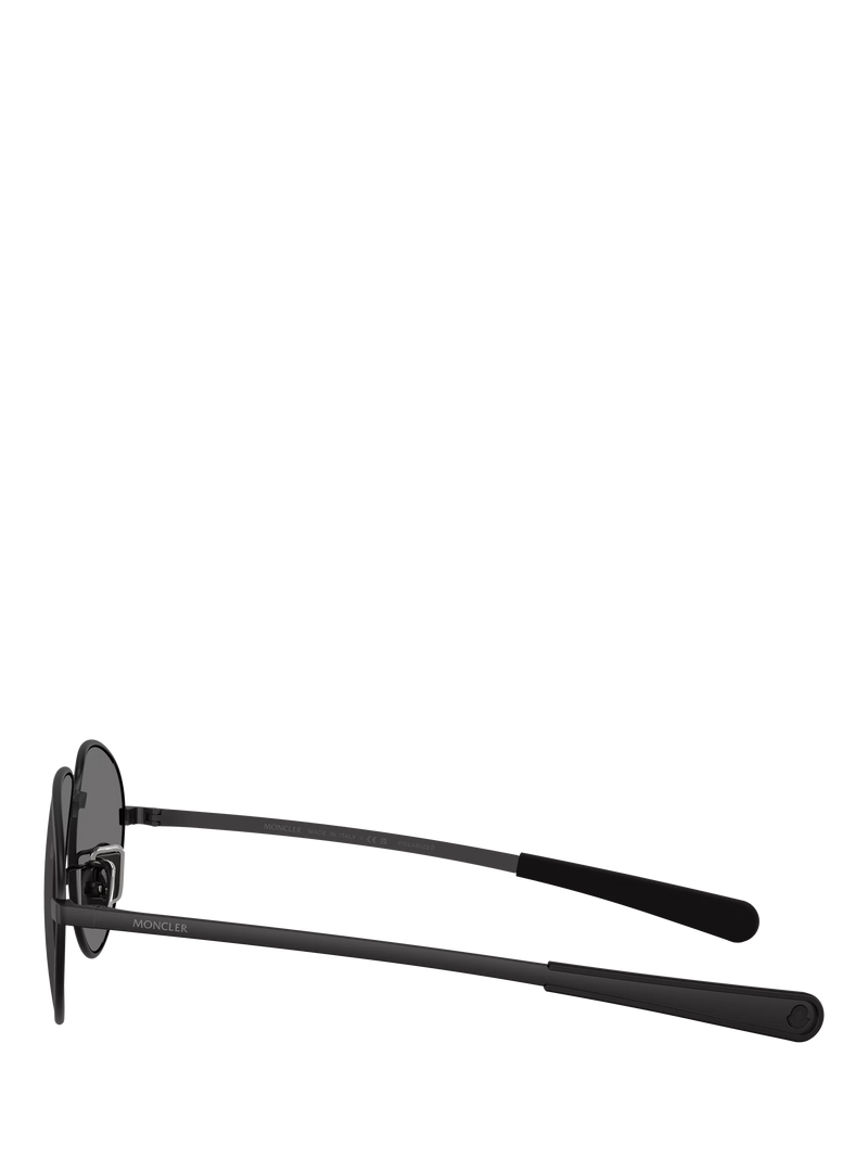Moncler aviator sunglasses black polarised 55mm lens, imported from the UK